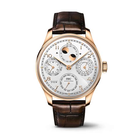 iwc 503401|IWC Portuguese Collection 44mm Perpetual Calendar 18k White .